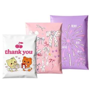 Custom Logo Pink Eco-Friendly Poly Mailer Shipping Bags