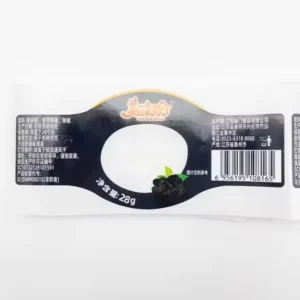 Custom Logo Plastic Waterproof Adhesive Stickers for Pet Food, Snack, and Sandwich Packaging, Glossy Labels