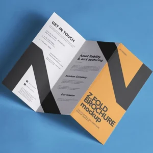Custom Logo Premium Coated Paper Folding Flyer Catalogue Pamphlet Booklet Instruction Manual Leaflet Brochure Printing