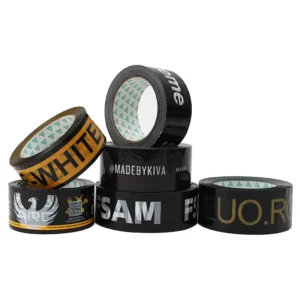 Custom Logo Printed BOPP Packing Tape, Water-Activated Hot Melt Acrylic Carton Sealing Tape, 100y/200y/1000y