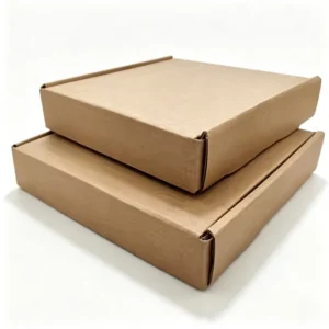 Custom Logo Printed Brown Kraft Folding Paper Box Recyclable Clothing Cosmetics Shipping Packaging