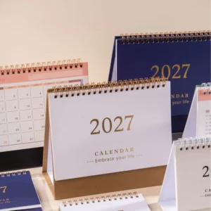 Custom Logo Printed Flip 365 Daily Desk Perpetual Inspirational Prayer Desk Calendar Planner