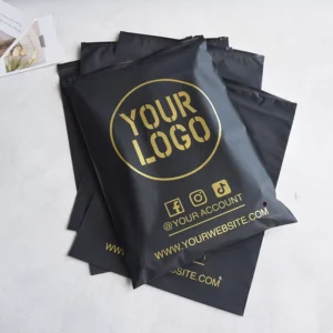 Custom Logo Printed Frosted Matte PE OPP Resealable Zip-Lock Bags for Clothing Packaging