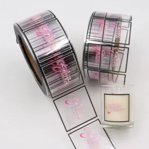 Custom Logo Printed Roll Adhesive Round Thank You Sealing Labels for Jar Bottle Packaging