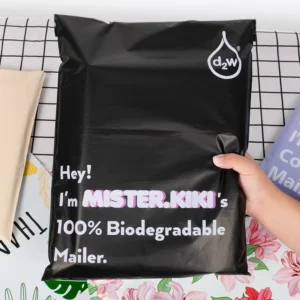 Custom Logo Printed Self-Adhesive Biodegradable Compostable Poly Mailer Bag for Clothing
