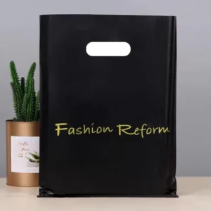Custom Logo-Printed Transparent Plastic Shopping Packaging