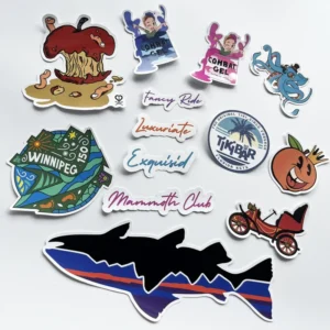 Custom Logo Printed Vinyl PVC Foil Stickers