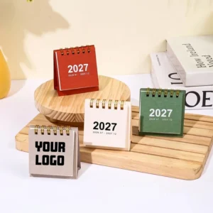 Custom Logo Printing Desk Stand Calendar for Company Office Events