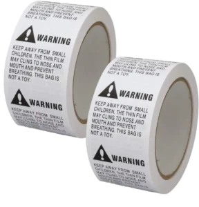 Custom Logo Printing Waterproof Vinyl Adhesive Labels for Gift, Craft, Packaging, and Shipping