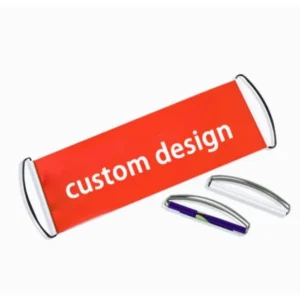 Custom Logo Retractable Pull-Up Banner, Portable Handheld, for Parades and Sports Events