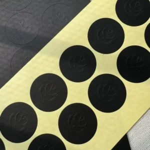 Custom Logo Rolled Packaging Stickers Various Shapes High-Adhesion Barcode Color Paper Labels Textured Finish