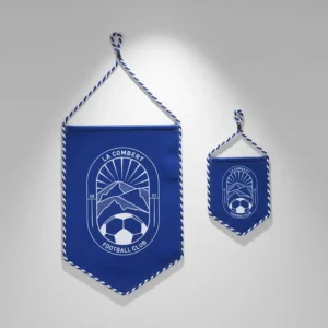 Custom Logo Satin Hanging Flag for Bar Decoration