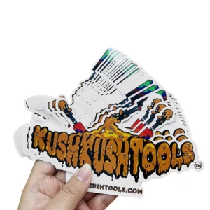 Custom Logo Self-Adhesive Waterproof Vinyl Cartoon Die-Cut Stickers