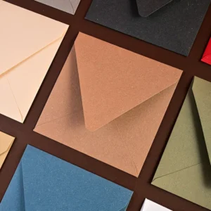 Custom Logo Self-Seal Large Cardboard Envelopes for Invitations
