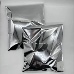 Custom Logo Silver Metallic Mailer Bag for Clothing and Hoodies Glossy Polymailer