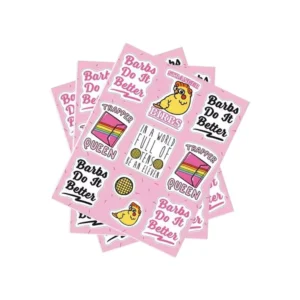 Custom Logo Sticker Sheet Self-Adhesive Vinyl Kiss-Cut Stickers