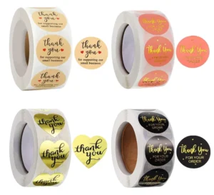 Custom Logo Stickers for Private-Label Lipstick, Toothpaste, Shampoo, Skin Care, Perfume, Lotion and Facial Cleanser Packaging