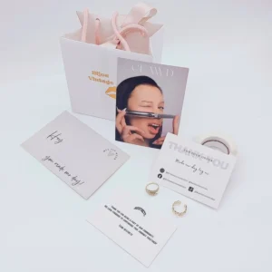 Custom Logo Thank You Business Cards