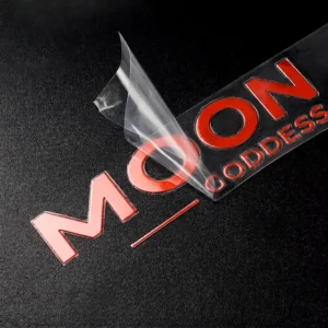 Custom Logo UV Printed Waterproof Adhesive Vinyl Transfer Sticker Durable Outdoor Label for Branding and Packaging