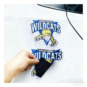 Custom Logo UV-Printed Waterproof Magnetic Car Sticker for Vehicle Advertising