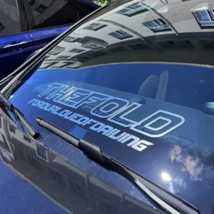 Custom Logo UV-Resistant Rear Window Transfer Decals, No-Background Car Window Stickers
