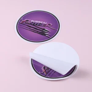 Custom Logo Vinyl PVC Die-Cut Adhesive Stickers