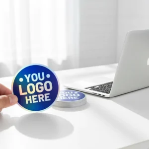 Custom Logo Vinyl Stickers for Events, Conferences, and Giveaways