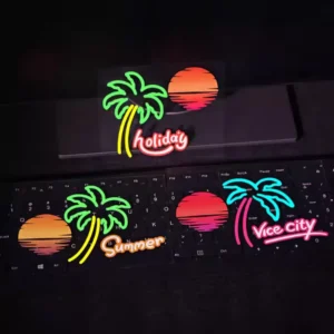 Custom Logo Waterproof Adhesive Paper Windshield, Bumper and Car Window Stickers, Customized Size, Oblong or Octagonal Shape, CMYK Offset
