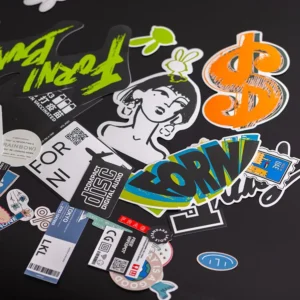 Custom Logo Waterproof Die-Cut Vinyl Label Stickers