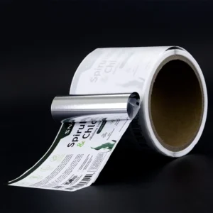 Custom Logo Waterproof Silver Foil Vinyl Labels for Food Packaging and Bottles