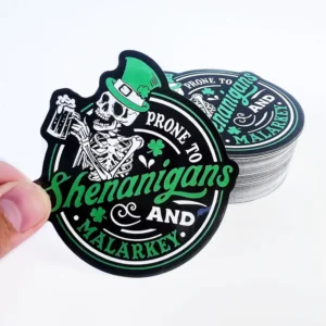 Custom Logo Waterproof Vinyl UV-Resistant Die-Cut Cartoon PVC Adhesive Stickers for Gifts