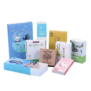 Custom Logo White Cardboard Paper Drawer Box, Small Jewelry Gift Packaging, Ribbon, Hot Stamping, UV Printing
