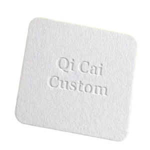 Custom Luxury Brand Logo Embossed Business Card White Card Paper Card