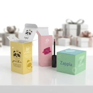 Custom Luxury Eco Friendly Empty Cosmetic Packaging Boxes with Offset Printing and Custom Label Shapes Paper and Board Material