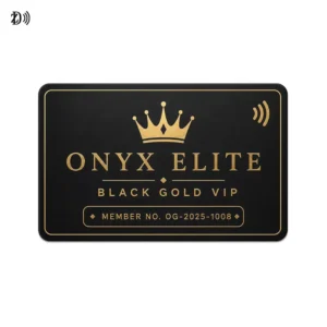 Custom Luxury Metal NFC Card Vehicle Information Card RFID Smart Card with Personalized Brand Logo