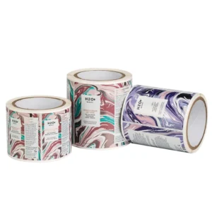 Custom Luxury Self-Adhesive Waterproof Logo Sticker Printing Roll Label for Promotion