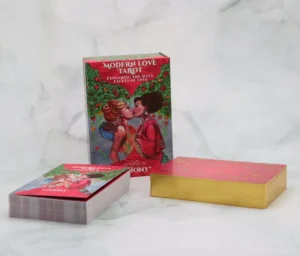 Custom Made Gold Gilt Edges Paper Printing Tarot Cards with Exquisite Gift Box