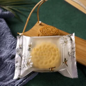 Custom-Made Mid-Autumn Festival Mooncake Color-Printed OPP CPP Composite Roll Film Automatic Food-Grade Packaging Bags