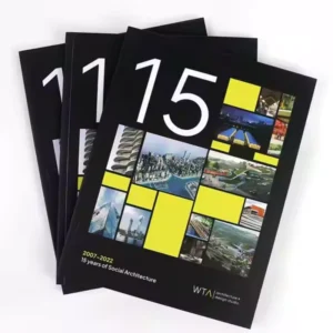 Custom Magazine Softcover Perfect Binding Catalog Printing with UV
