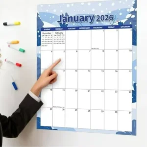 Custom Magnet Sticker Weekly Planner Fridge Flexible Business Card Logo Magnetic Calendar Magnetic Sticker