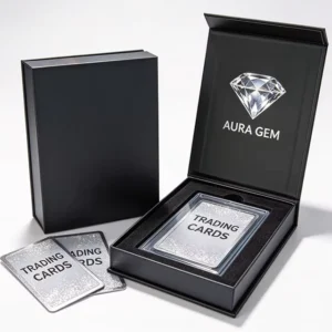 Custom Magnetic Closure Game Card Box with Recyclable Paperboard and Matte or Glossy Lamination