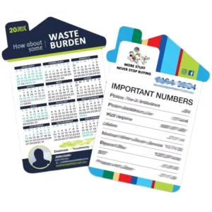 Custom Magnetic Dry Erase Whiteboard Calendar Fridge Magnet