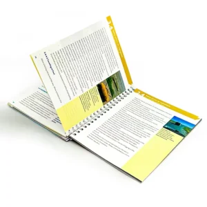 Custom Manual Leaflet Picture Book Pamphlet Flyer Booklet Product Catalog Spiral Catalogue Brochure Printing