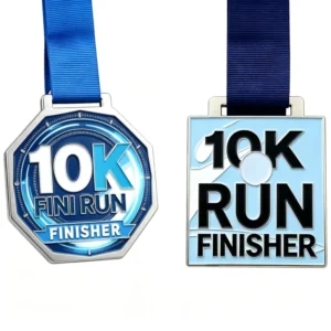 Custom Manufacturer Sport Metal Medal for 5K, 10K, 15K Marathon Running Finisher Zinc Alloy