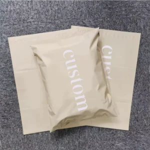 Custom Matte Apricot Waterproof Self-Adhesive Poly Mailer Bag