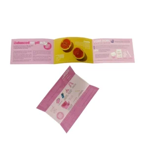 Custom Matte Booklet Pamphlet Flyer Voucher Brochure Instruction Manual Leaflet, UV Printing