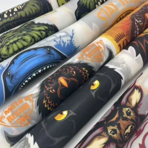 Custom Matte Finish DTF Heat Transfers for Personalized T-Shirts and Bags