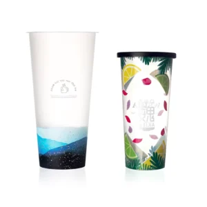 Custom Matte-Finish IML Labels for Plastic Cups