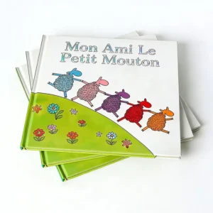 Custom Matte Glossy Laminated Hardcover Cooking Book with Gold Stamping and Custom Design