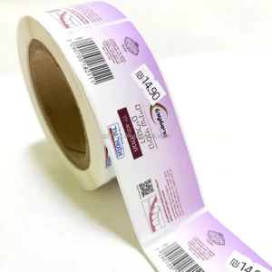 Custom Matte-Laminated Dental Floss Labels UV-Resistant Durable Waterproof Oilproof Self-Adhesive Printed Stickers Custom Color